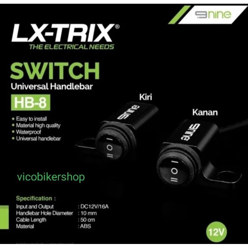 SAKLAR LAMPU D2 LASER LUMINOS