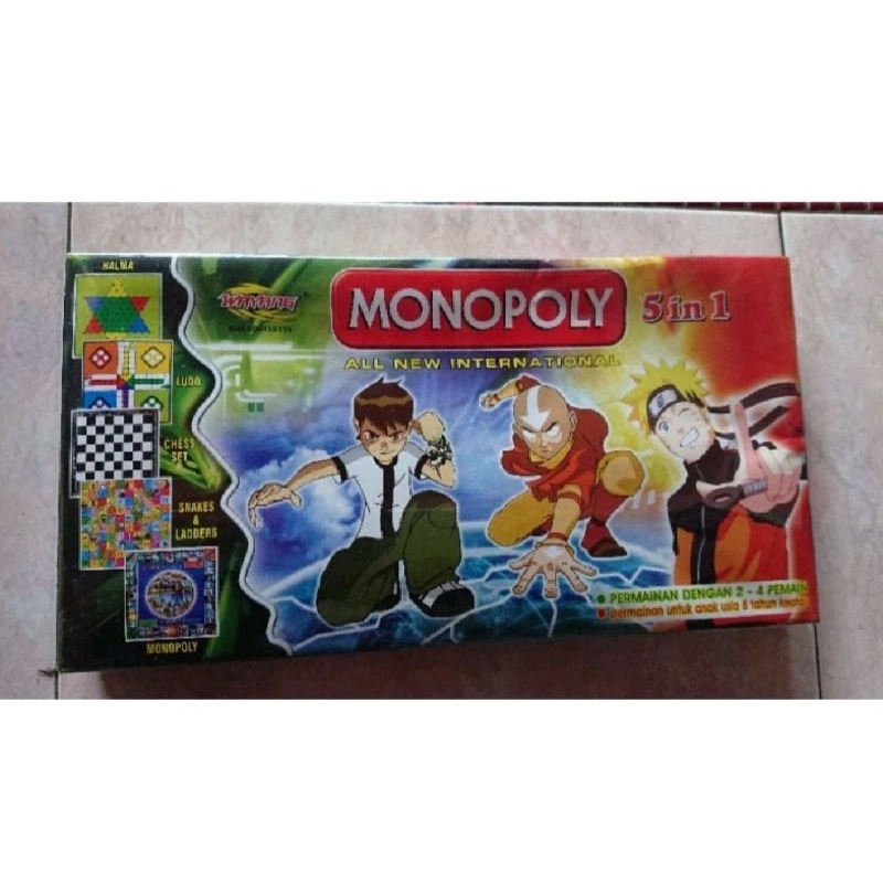 mainan monopoli 5in1