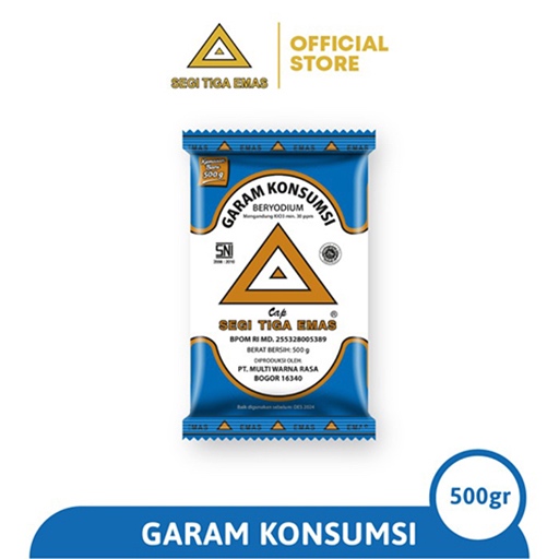 

Garam Segi Tiga Mas 500gr