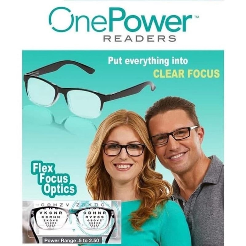 ORIGINAL ONE POWER READERS Kacamata Auto Focus Kaca Mata Baca Plus Pria Wanita