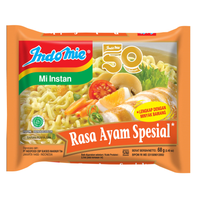 

Indomie Mi Instan Ayam Spesial 68 g