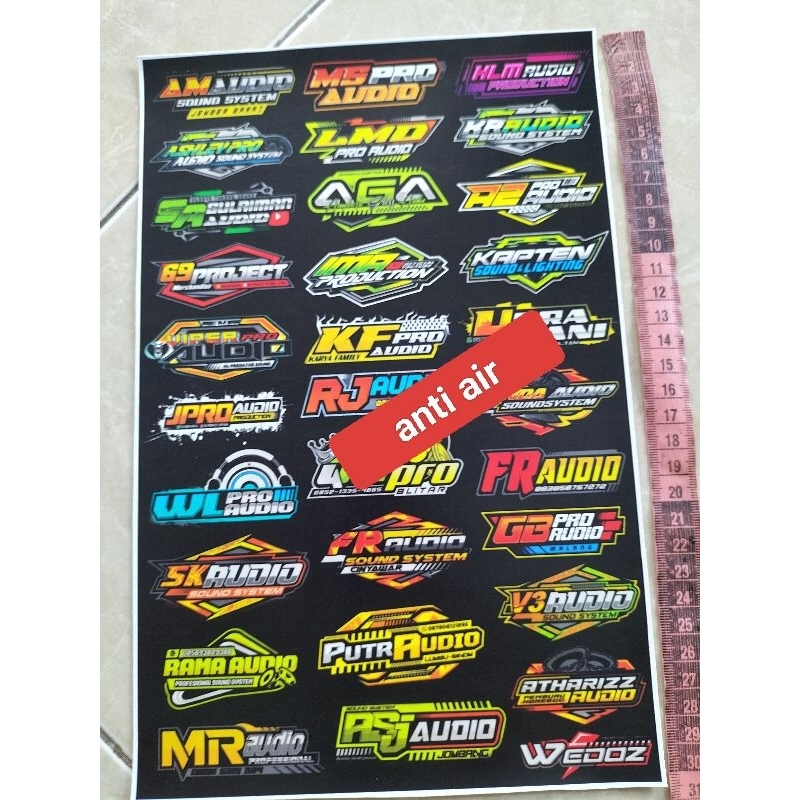 

Stiker Sound System | Stiker Audio | Stiker Sound System Audio | Stiker Sound System Anti Air | Stiker Logo Sound System Bahan Vinyl