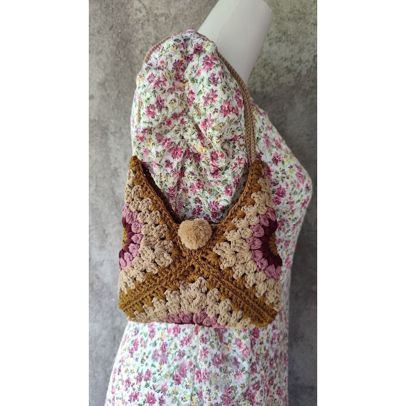 tas By Rerajut_id ketek mini rajut crochetbag shoulder handmade 1pcs aja