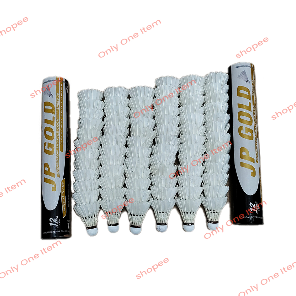 Shuttlecock Bekas Kualitas Premium JP Gold/DLL