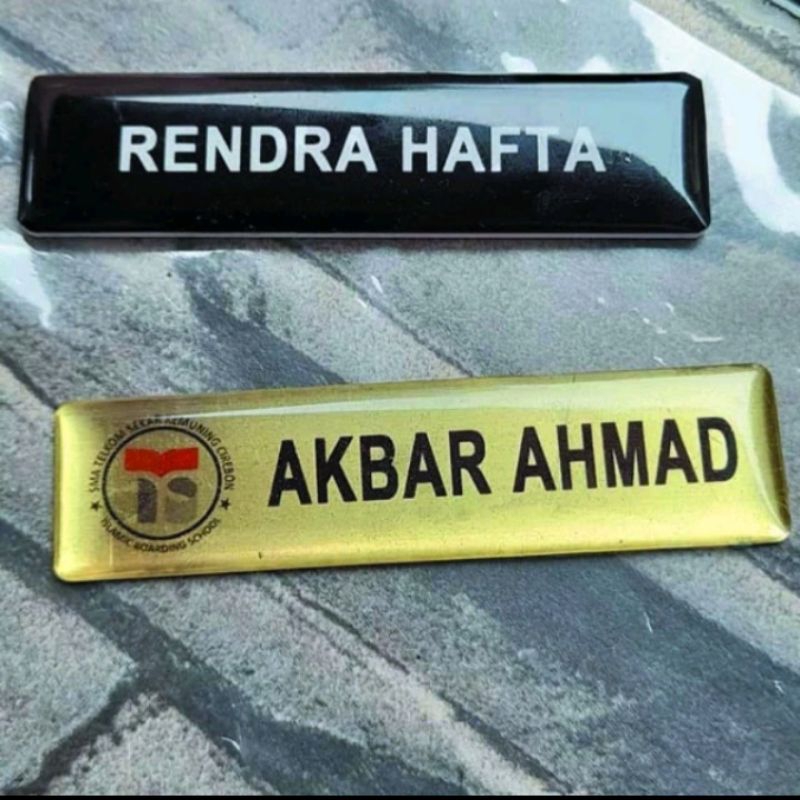 

PAPAN NAMA STAINLESS MAGNET, NAMA DADA, NAME TAG STAINLESS MAGNET,NAMA MAGNET, CUSTOM NAMA, PLAT NAMA, NAMA RESIN.