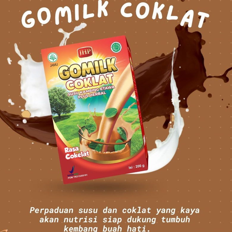 

GOMILK SUSU KAMBING ETAWA BUBUK PLUS HERBAL RASA COKLAT SOLUSI PENAMBAH NAFSU MAKAN