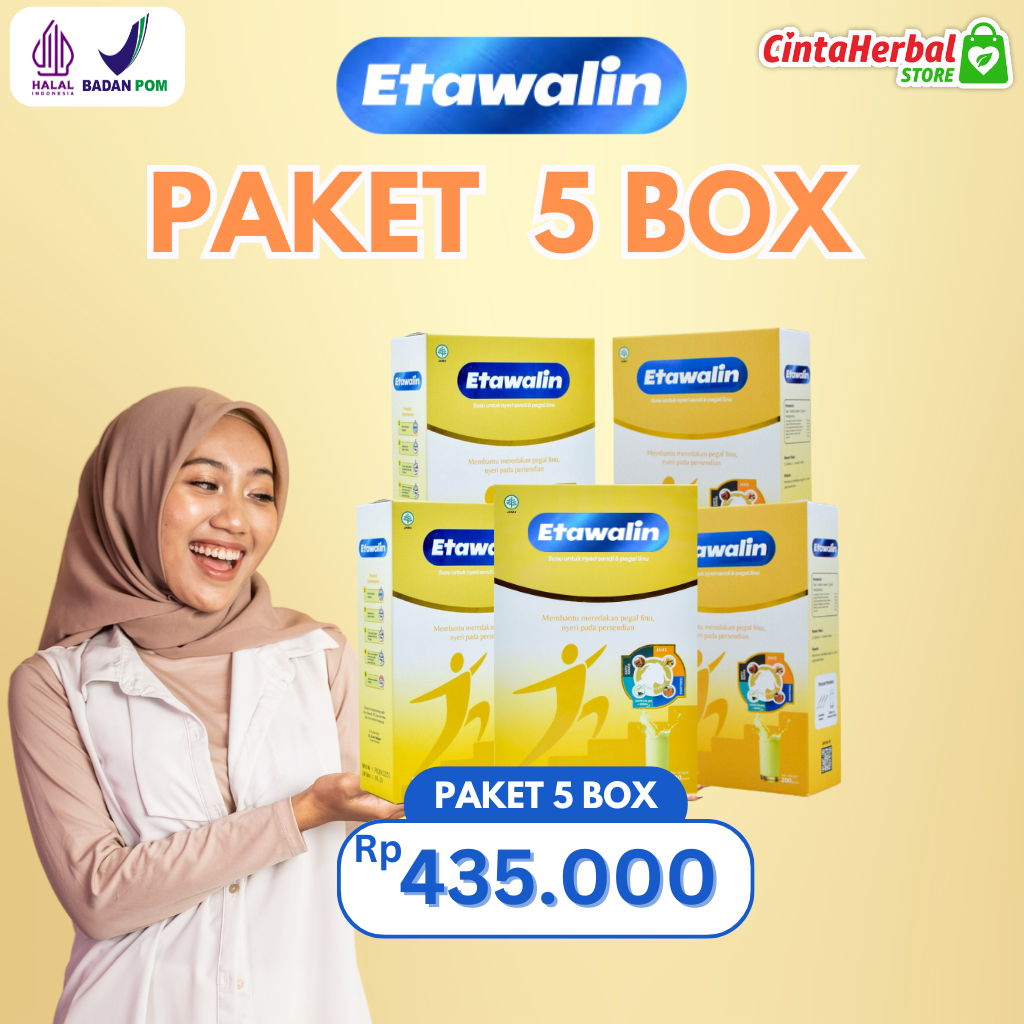 

PAKET RESELLER Etawalin Susu Etawa Herbal Nyeri Sendi Official 5 Box