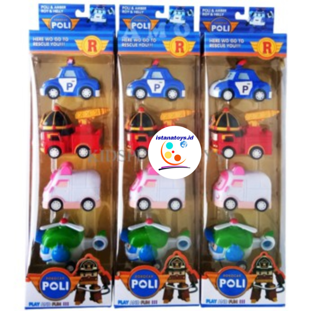 Id Mobil Robot Carr Polii  4 Pcs
