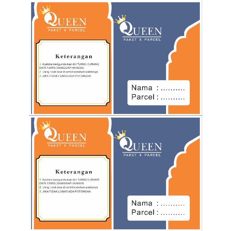 

KARTU PAKET PARCEL & TABUNGAN KERTAS AP260 - 300GRM