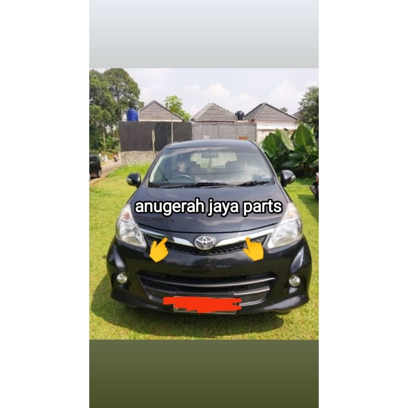 List grill chrome bumper depan all new avanza veloz 2012-2015 original