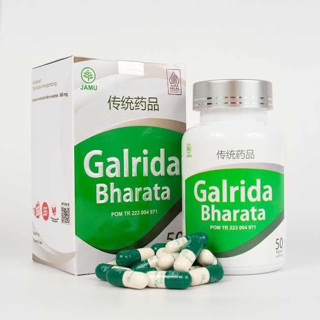 Galrida Bharata Obat Herbal Alami Asli Buatan Indonesia Resmi BPOM Halal MUI