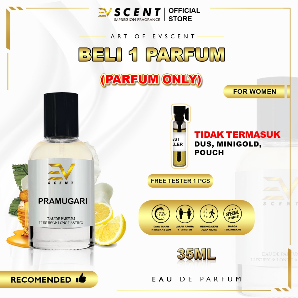 ALEXA - EV SCENT - PARFUM ONLY Parfum Wanita Aroma Tahan Lama Inspired By PRAMUGARI - Identik