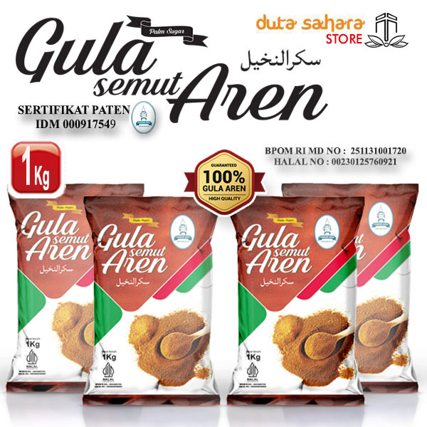 

Gula Aren Bubuk Asli Murni 100% Organik Grade A 1kg Gula Aren Semut Brown Sugar Asli Murni Palm Sugar 100% Original Pondok Aren Bpom Halal MUI