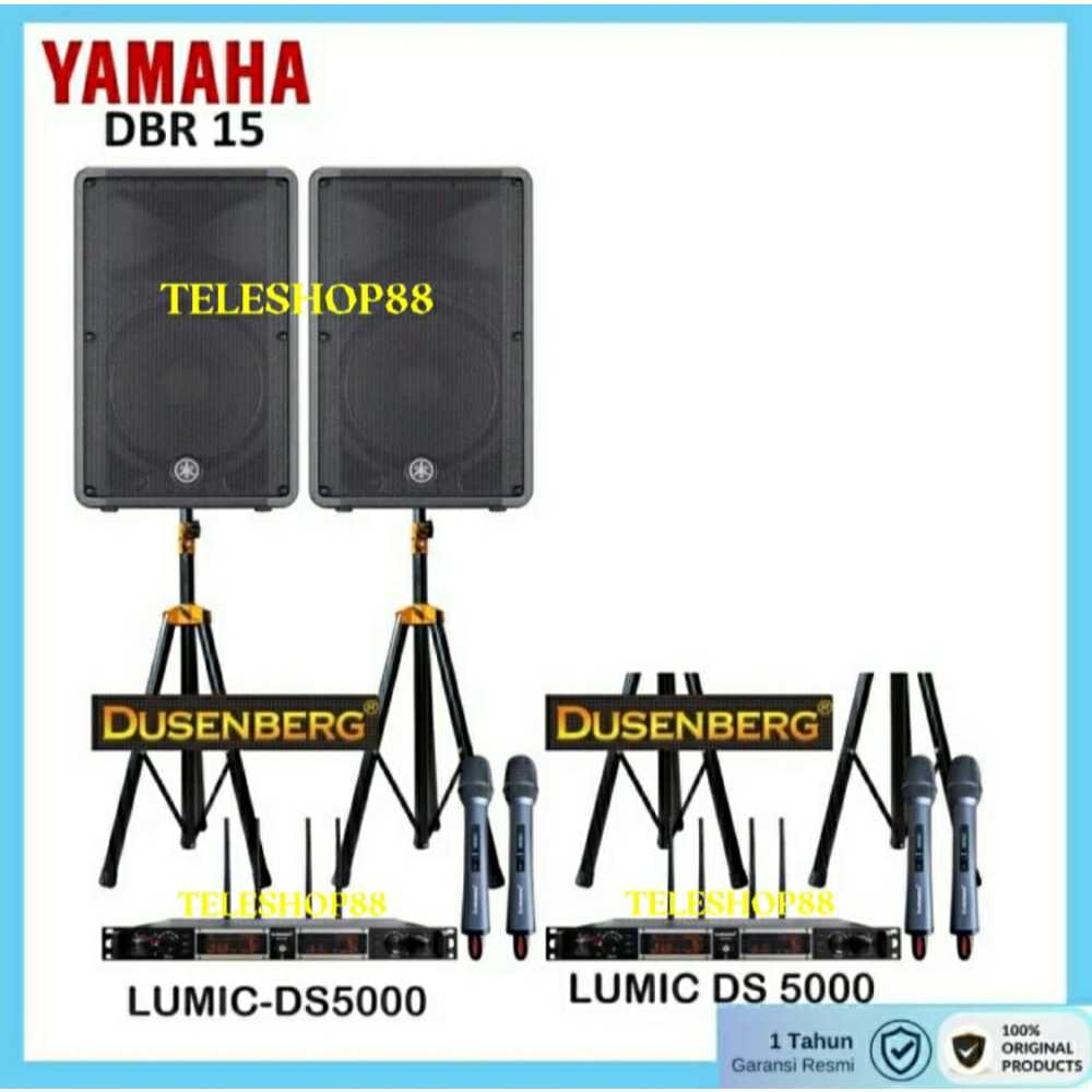 Paket Sound System Yamaha DBR 15 Mixer Betavo 8 Channel