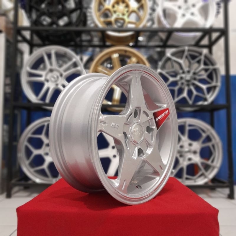 Velg Mobil Ring 14 Hsr Speedster Pcd 4x114 Avanza Xenia Kijang Dll