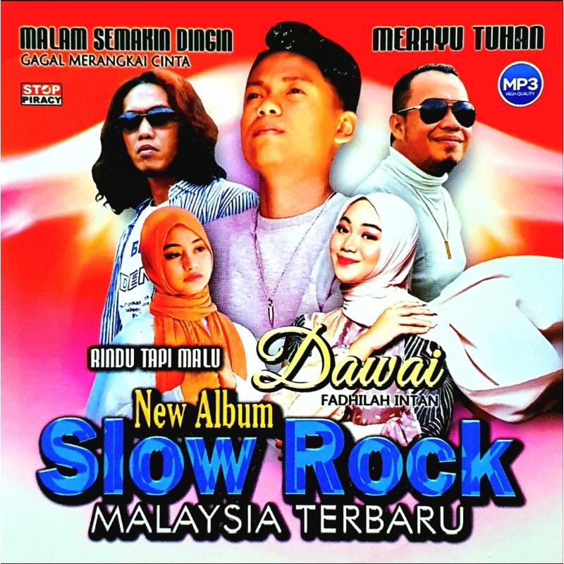 KASET CD MP3 AUDIO MUSIK 121 LAGU MALAYSIA TERBARU - BISA BUAT AUDIO MOBIL - KASET MP3 SLOW ROCK TER