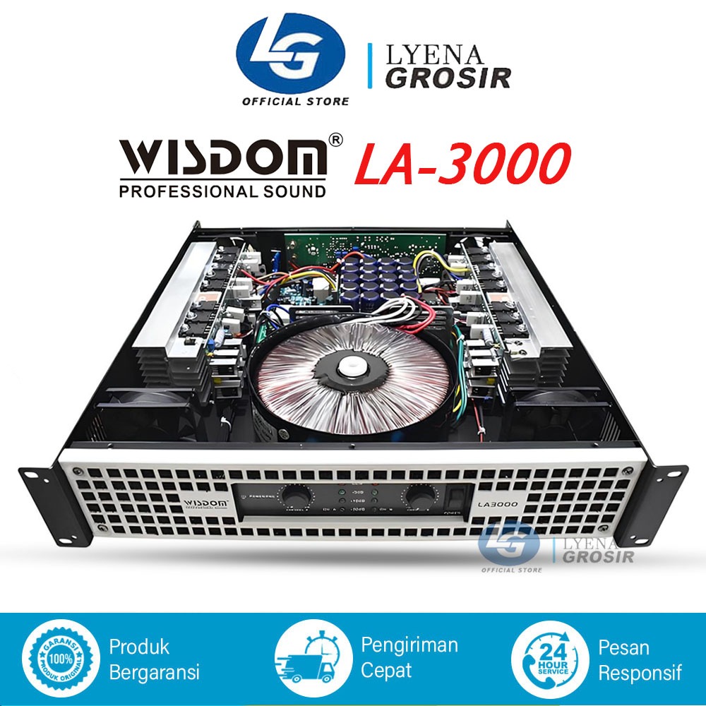 Wisdom Power Amplifier LA 3000 Class H