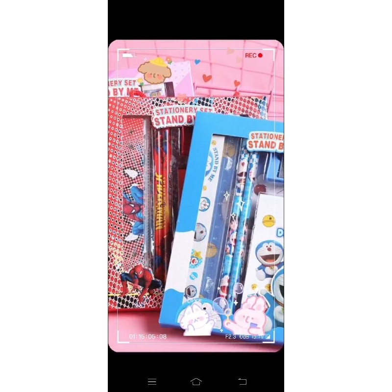 

alat tulis set 6 in 1 karakter lucu