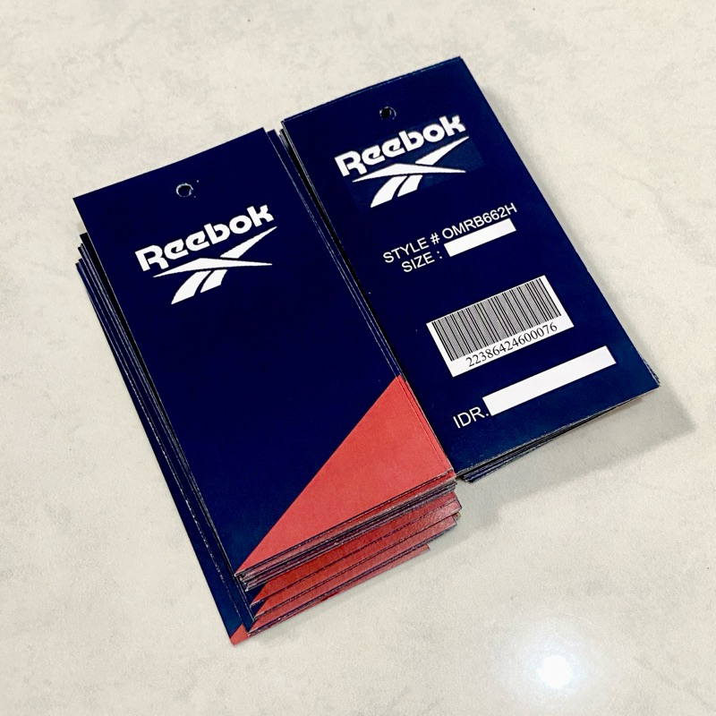 

HANGTAG REEBOOK // REEBOOK LABEL // HANGTAG SEPATU
