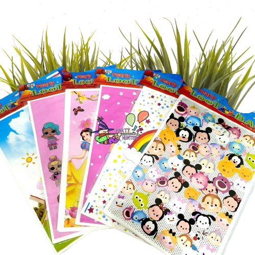 

Tas Plastik / Goodie Bag / Tas Bingkisan Ulang Tahun ( ultah ) 10 pcs Tipe A