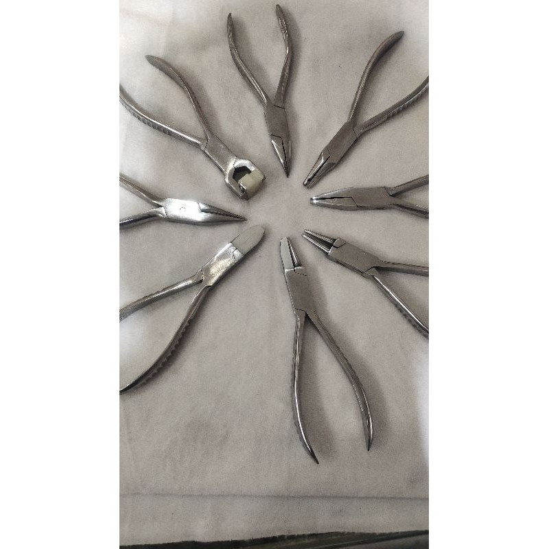 Tang metal 8 jenis/tang stel kacamata/paket