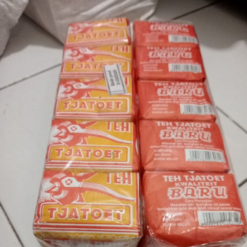 

Teh Tjatoet Kuning 40gr x 10 bungkus(1 slop)