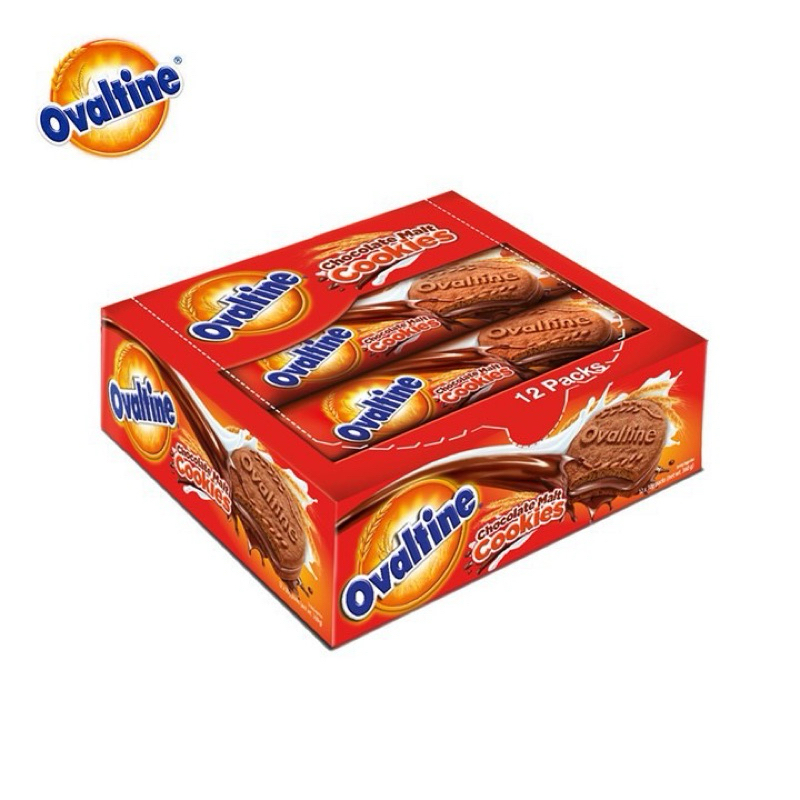 

Ovaltine Cookies Box isi 12 pcs