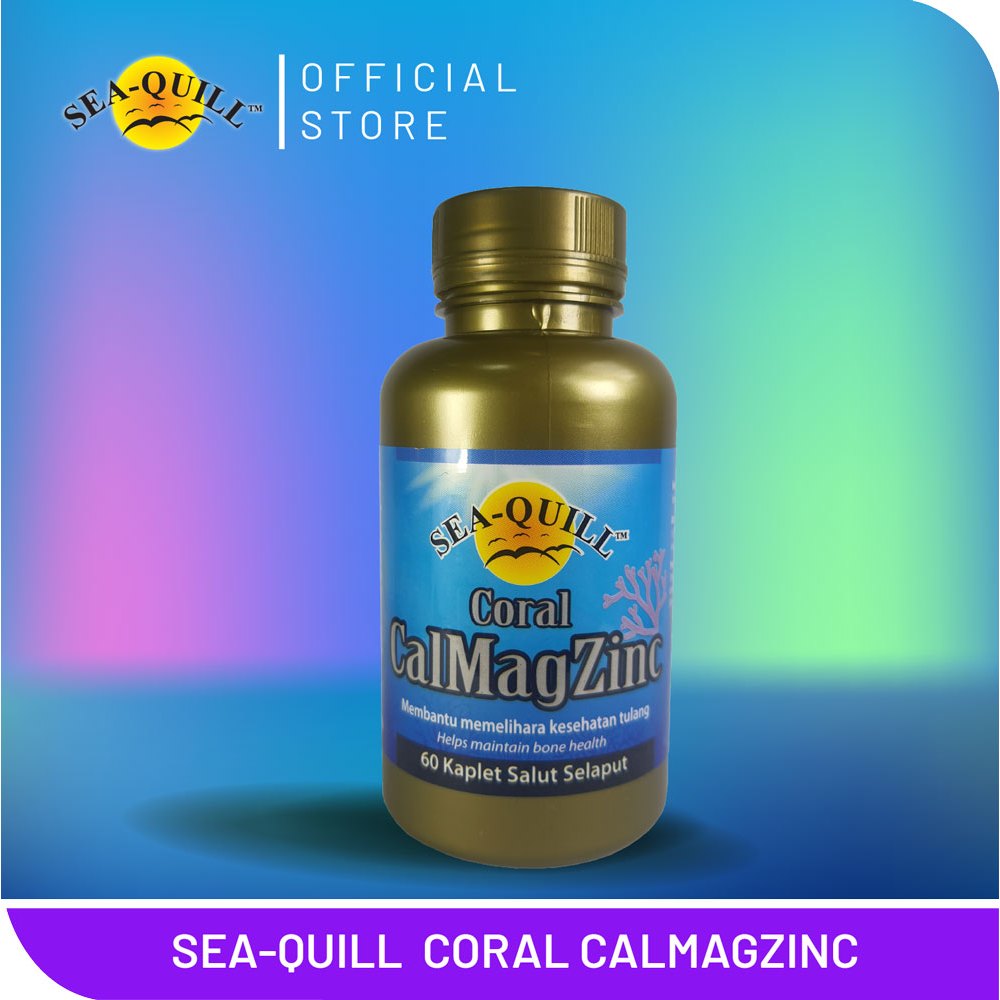 Sea Quill CORAL CALMAGZINC with VIT D3 60 kaplet