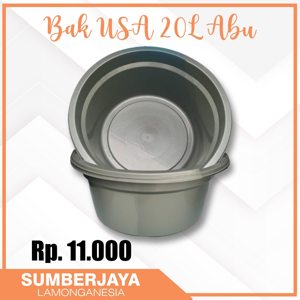 Bak Plastik / Bak Mandi / Bak bulat / Bak USA 20