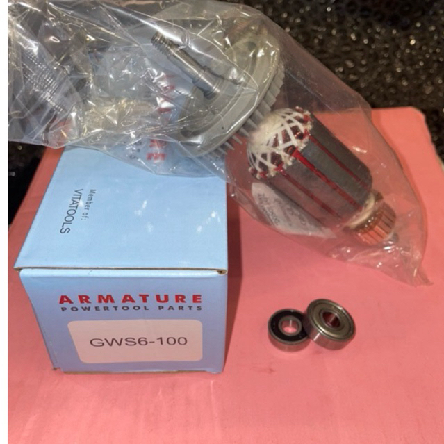 ARMATURE UNTUK GERINDA BOSCH GWS 6-100 ANGKER GERINDA BOSCH GW 060