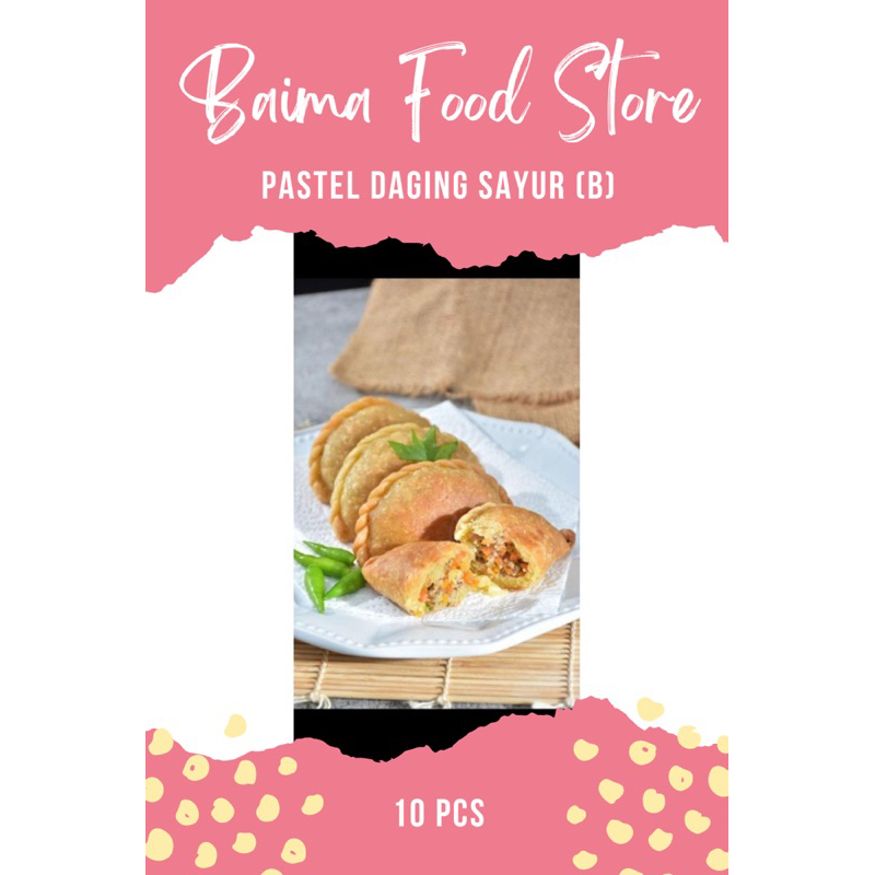 

Pastel Daging Sayur Tipe B Isi 10 Pcs