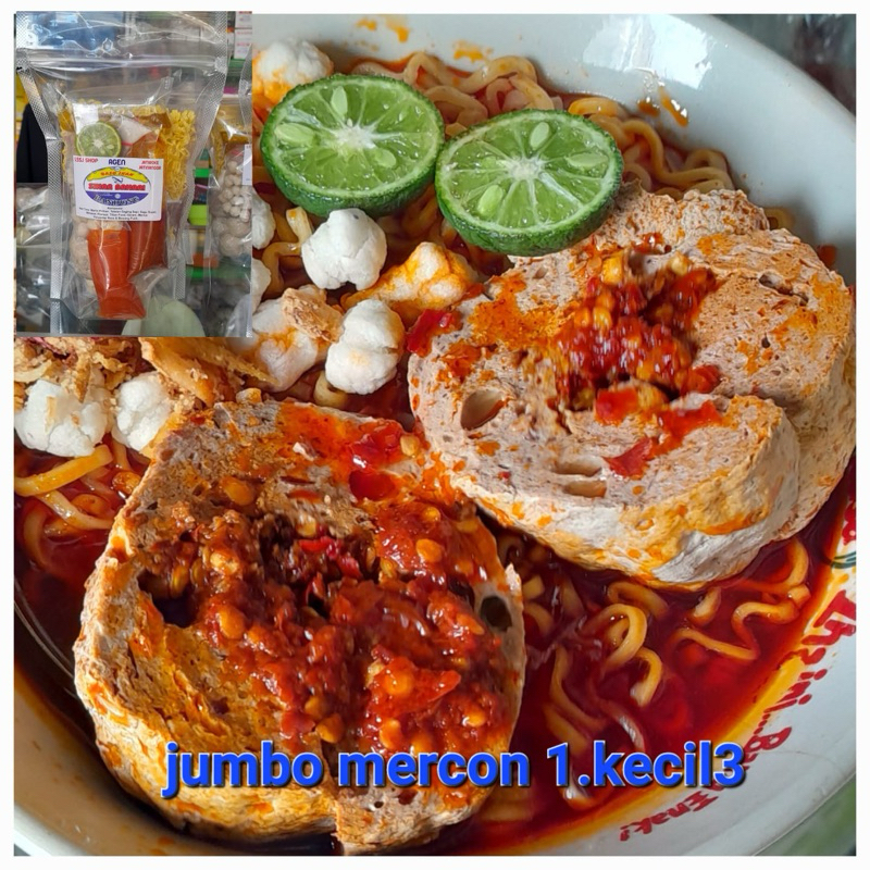 

INSTAN baso ikan bahari bandung 1 jumbo mercon,3 kecil