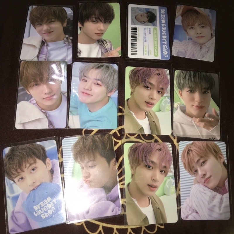 OFFICIAL PC PHOTOCARD LAUNDRY SHOP NCT DREAM RANDOM CARD JENO JAEMIN MARK JISUNG HAECHAN CHENLE RENJ
