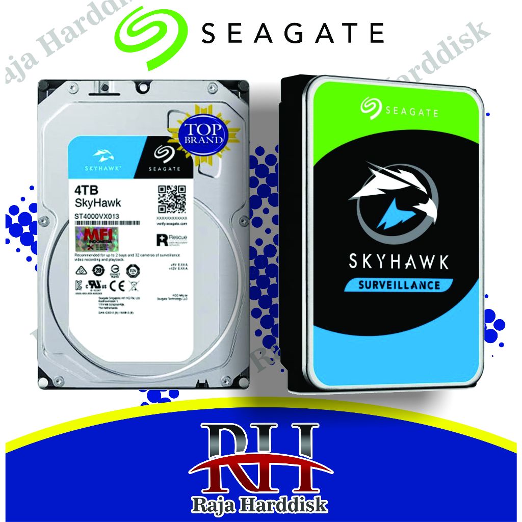 Seagate Surveilance 4TB / Seagate CCTV 4TB / Seagate Skyhawk 4TB 3.5” SATA 6Gb/s, 64MB Cache