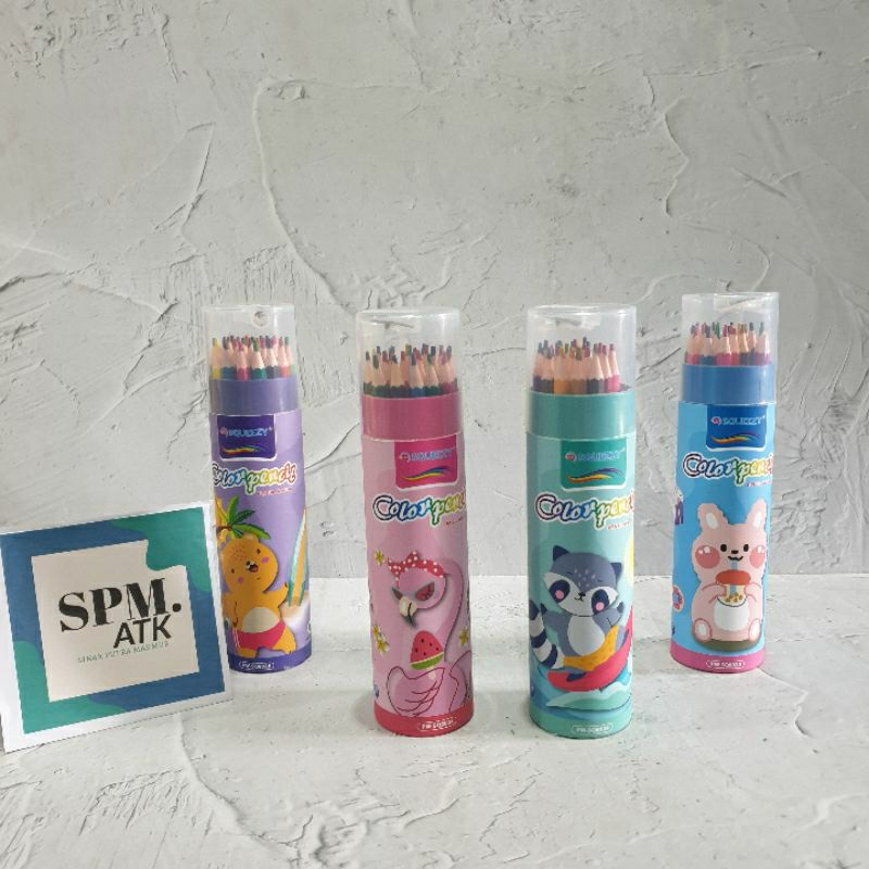 

mg Pensil Warna 24 Warna Murah Tabung Squeezy Fancy