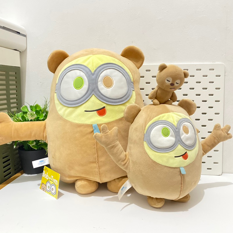 Boneka Minions Bob with Tim Original