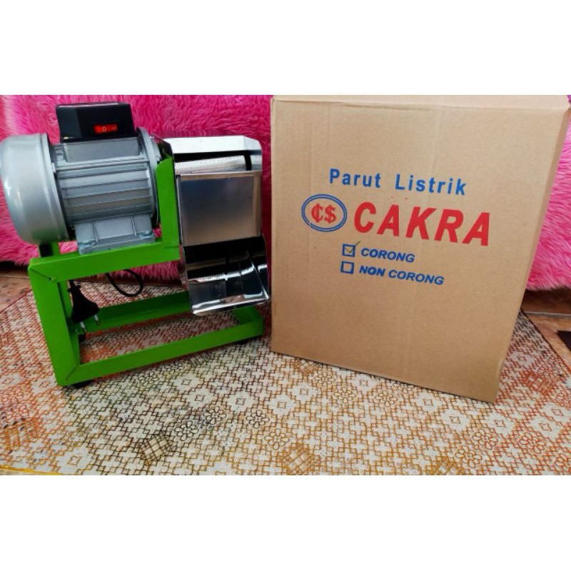 Mesin Parutan Kelapa Listrik CAKRA + Corong