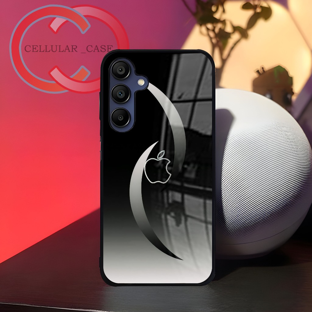 Softcase Glossy KILAU Samsung A15 A25 A35 A55 (DT22) Motif Logo Iphone KUALITAS PREMIUM