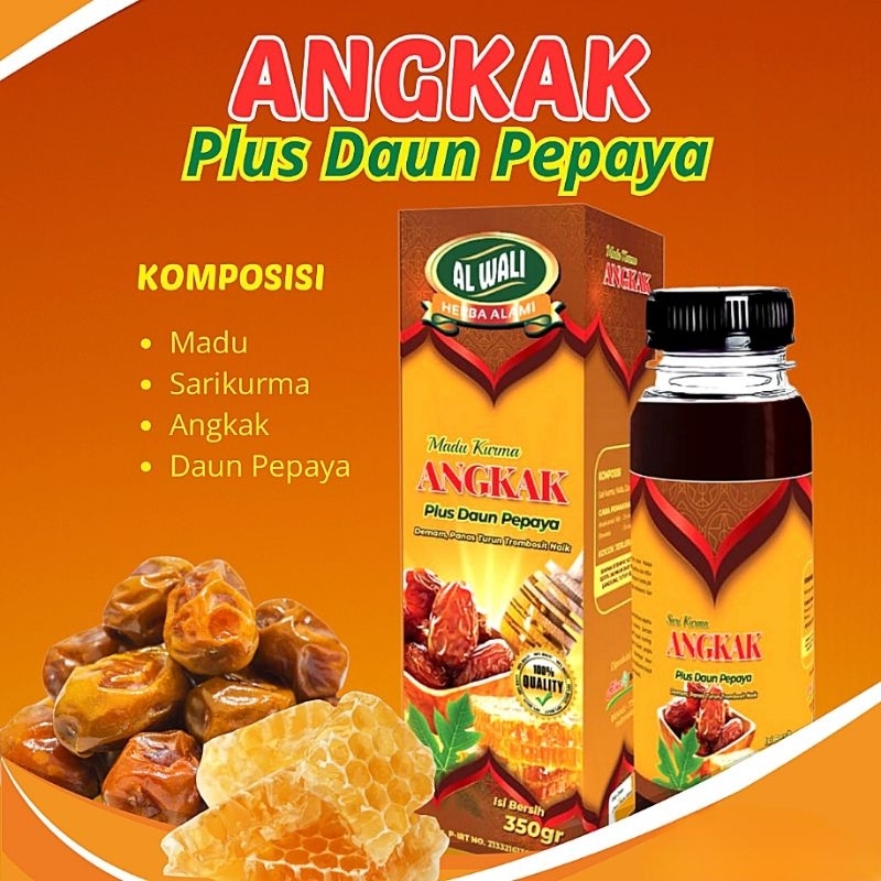 

Madu Sari Kurma Angkak 350gr Al-waliy