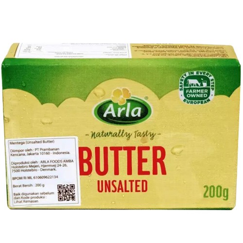 

Arla Unsalted Butter 200gr