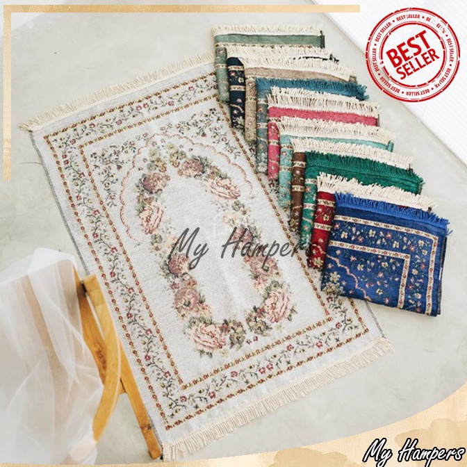 ART T85O Sajadah Turki Premium Sejadah Bulu Tebal Premium Sejadah Tebal Turki Sajadah Empuk Turki Sa