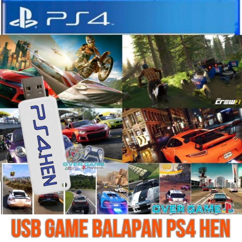 Game PS4 HEN BALAPAN  PKG via Flashdisk