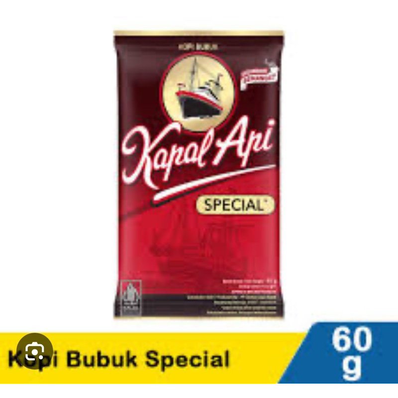 

Kapal api special bubuk 60gram