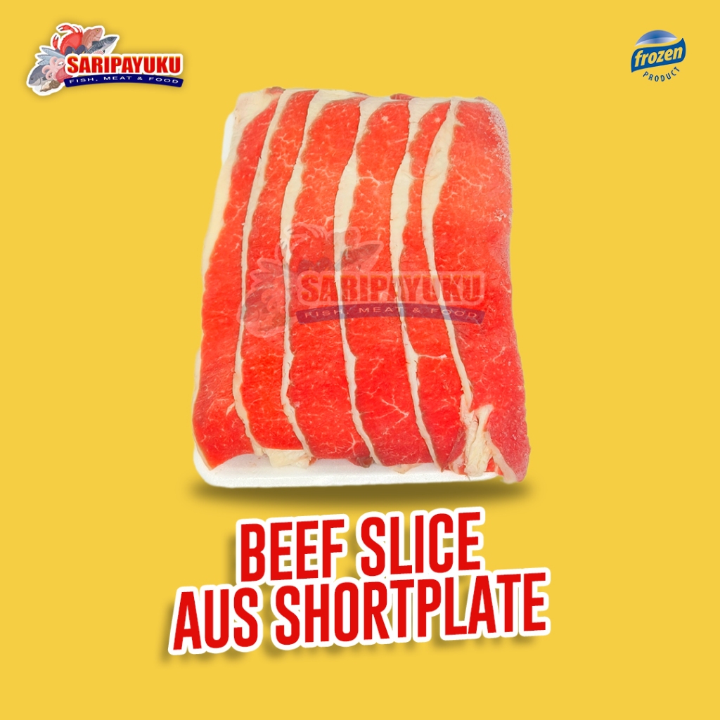 

Daging Sapi Slice Brisket AUS / Brisket Beef Slice / Daging BBQ / Grill / Steamboat
