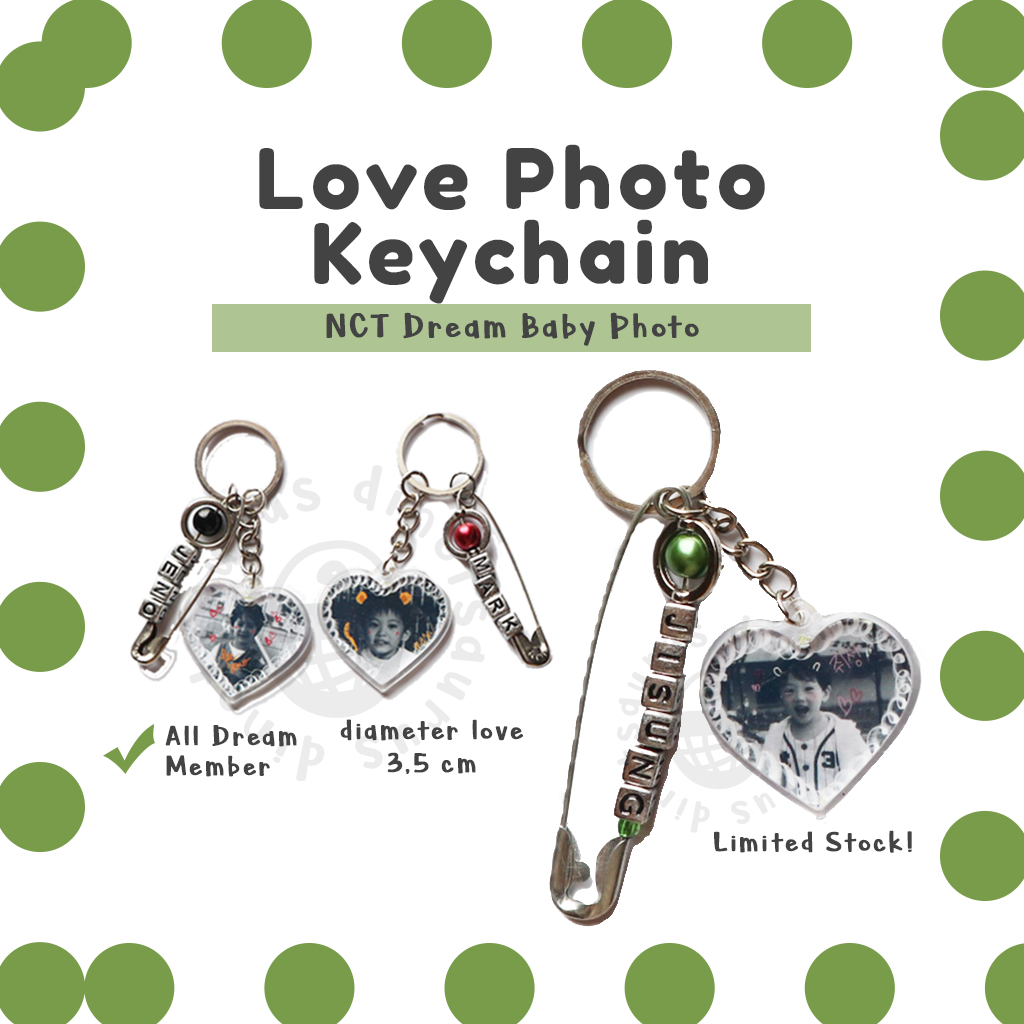 [ NCT Dream ] 7 Dream Baby Love Pendant Keychain / Clasp / Ballchain