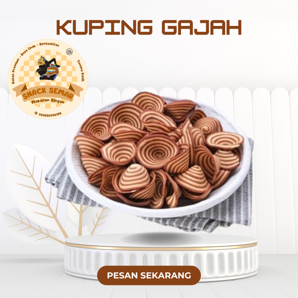 

Keripik Kue Kuping Gajah Makanan Ringan