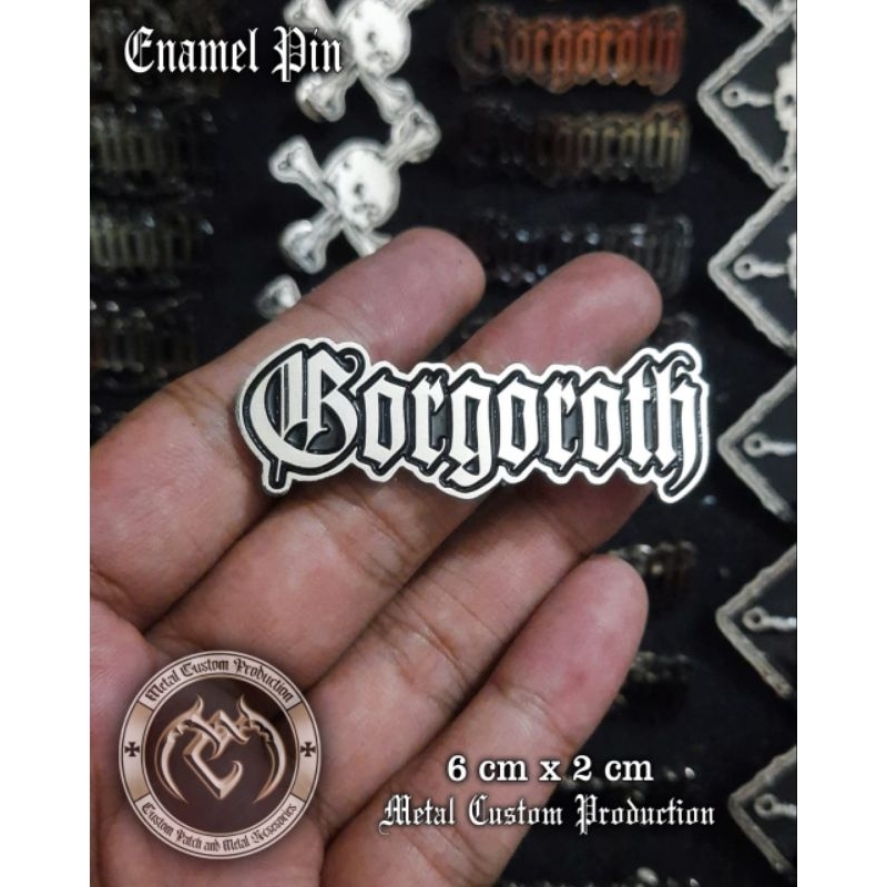 Enamel Pin Badge Metal Gorgoroth / Pin Badge / Pin Band