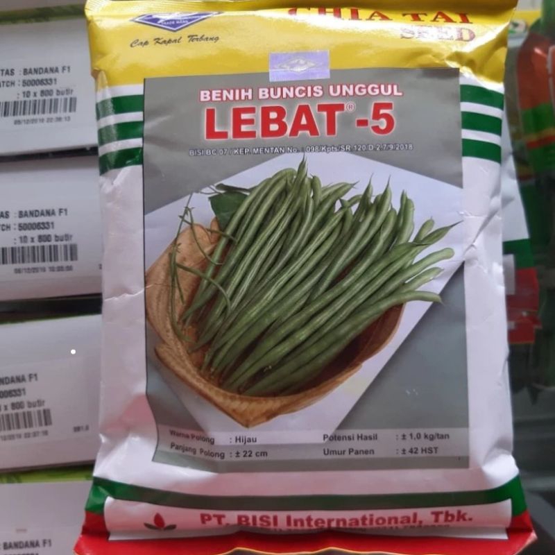 Benih Buncis LEBAT 5 Kemasan 500 Gram