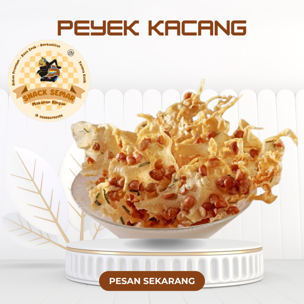 

Peyek Rempeyek Kacang Makanan Ringan