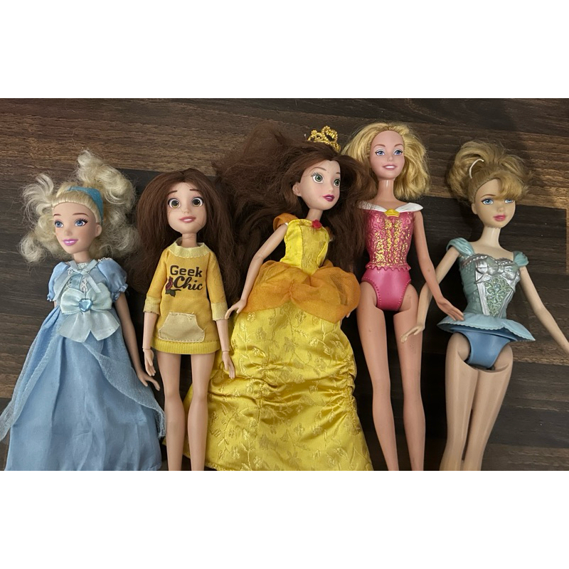 Barbie Princess Disney Hasbro Mattel (Belle, Cinderella, Aurora, Anna)